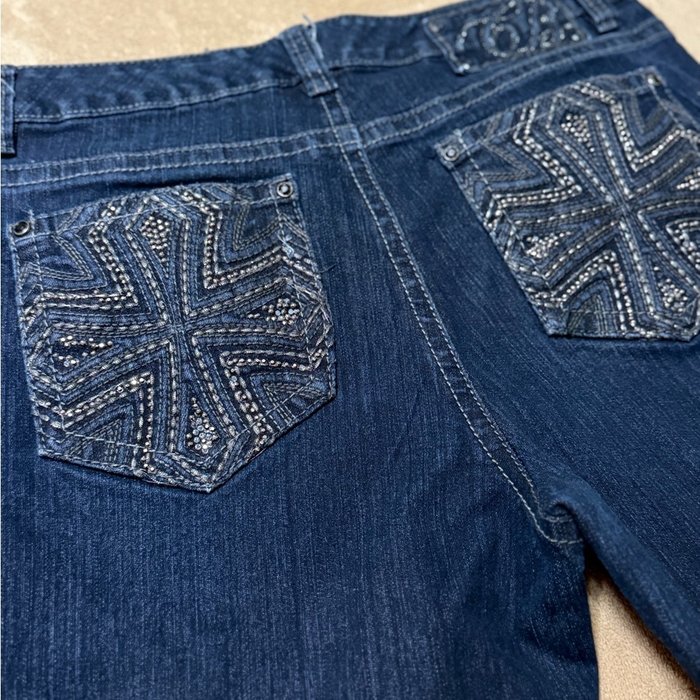 Code Bleu Dark Indigo Boot Cut Jeans - image 4